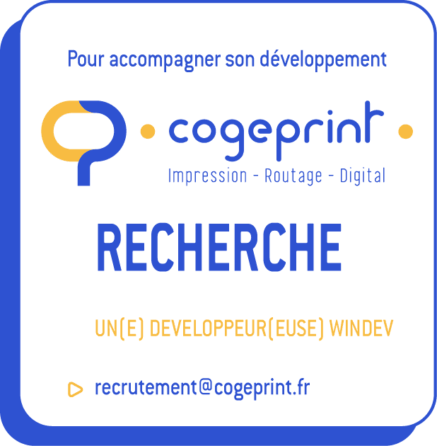 COGEPRINT recrute un développeur (H/F)