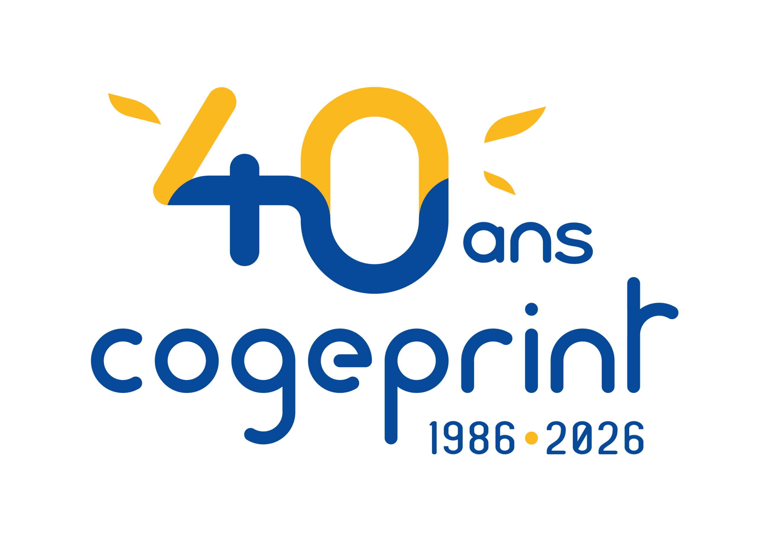 40 ans – Un logo anniversaire pour COGEPRINT